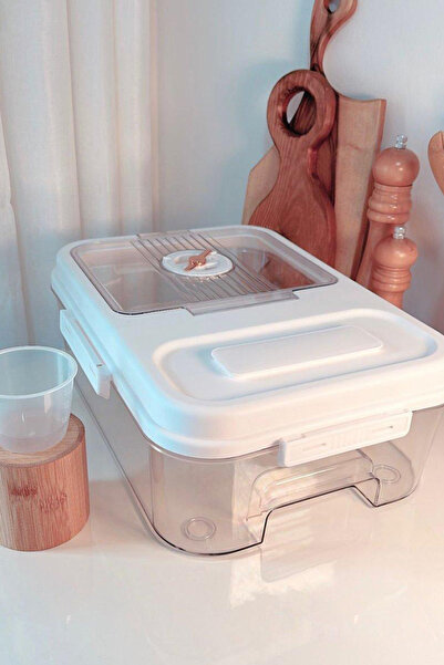 Generic حاوية صندوق تخزين الحبوب والبقوليات والأرز