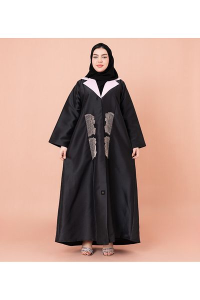 IKKXA Blazer Embroidered Abaya