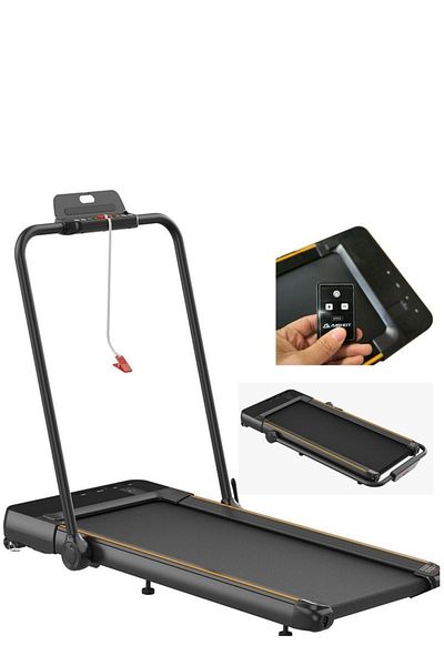 l'elefante 2-in-1 Foldable Electric Treadmill with 1.5HP Quiet Motor, Remote Control