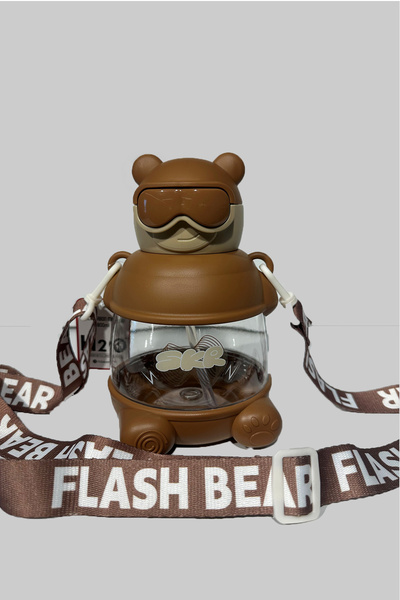 Tohana زجاجة مياه للأطفال من البولي كربونات، زجاجة مياه للمدرسة، للأطفال والكبار، 800 مل