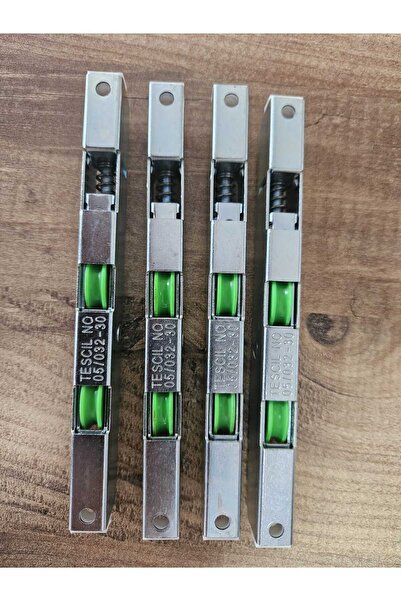 BEŞER ALÜMİNYUM Pimapen PVC Pencere Yeşil Sürme Teker 4 lü Set