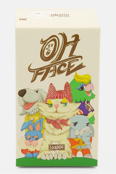 Pop Mart x Coolrain LABO Oh Face Series Blind Box, Beige
