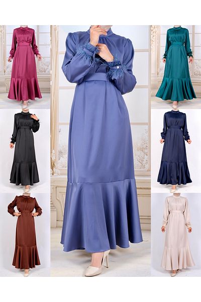 Rita Satin New Season Modest Dress