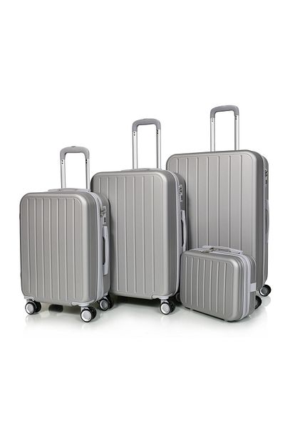 MORANO Morano 4-Piece Luggage Set Durable and Lightweight Spinner Wheeled Suitcase with Numbered Security Lock