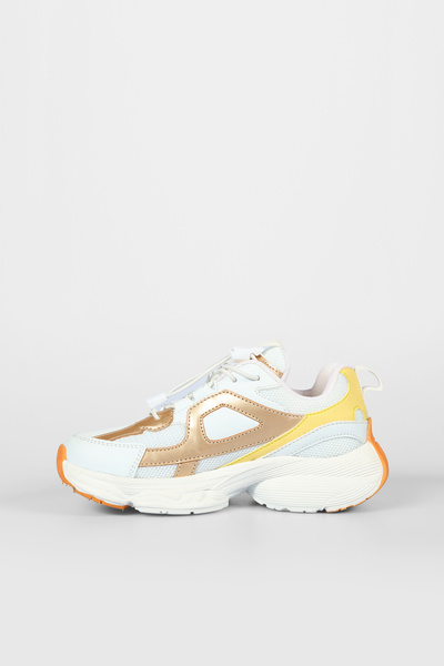 Vicco Coffee Basic Kız Çocuk Beyaz/altın Spor Ayakkabı