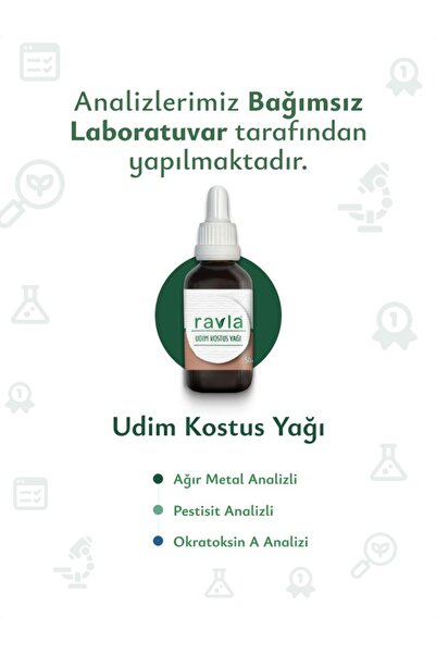 Ravla Udim Kostus Yağı - 50ml