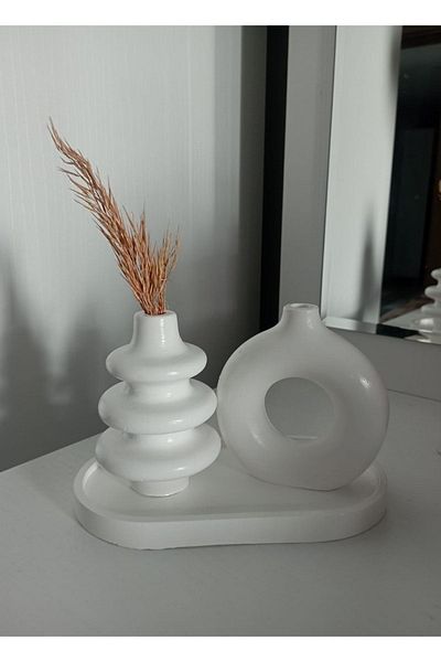 Piccolini Bubble and Bohemian Vase Set White