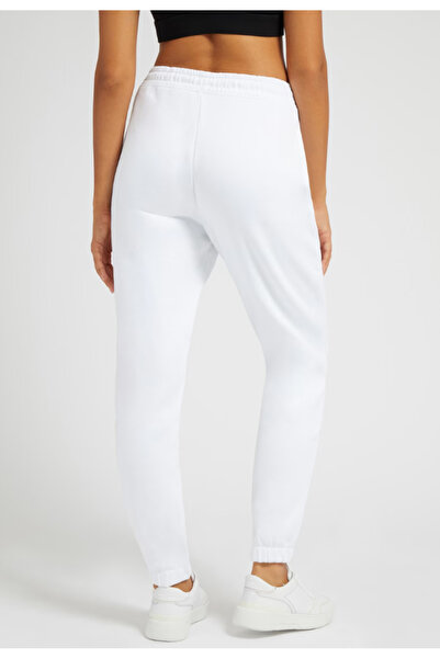 Guess GUESS ALISHA LONG PANTS women's trousers white