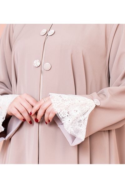 IKKXA Formal Lace Details Abaya