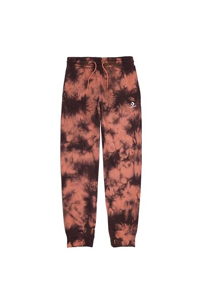 converse STANDARD FIT WEARERS LEFT EMB STAR CHEV MONO DYE PANT BB unisex pants Brown