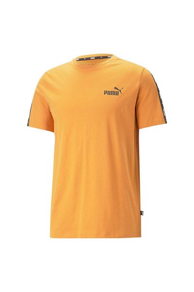 Puma Tricou ESS+ Tape Tee Desert Clay pentru bărbați, portocaliu