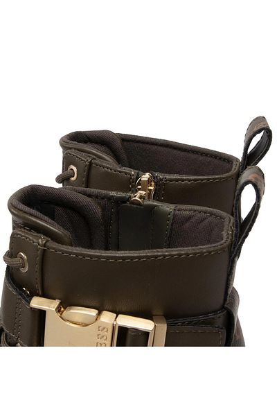 Guess GUESS BIKERZ women's khaki ankle boots