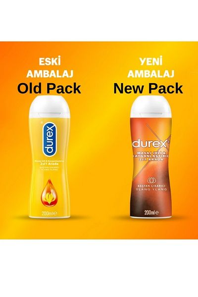 Durex زيت التشحيم بخلاصة الصبار واليلانغ يلانغ