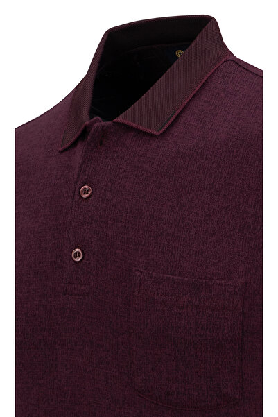Çizgi Triko Men's Polo Neck Classic Fit T-Shirt with Pocket - 5116