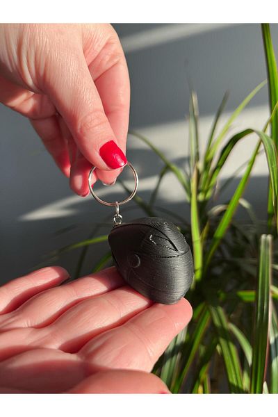 Root Made Motor Keychain Helmet Shaped Motorbike Key Motor Accessory Biker Gift