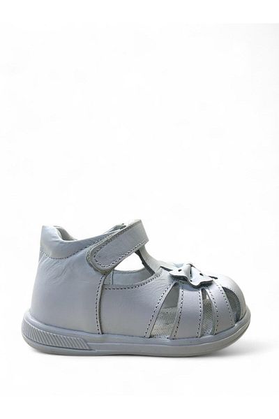 Tuğba Ortopedi 327 Orthopedic 100% Genuine Leather Baby Girl White Corset First Step Shoes