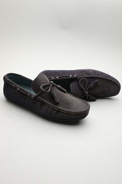 Gondol Men's Genuine Leather Classic Loafer Navy Blue 41 Ttx.601221