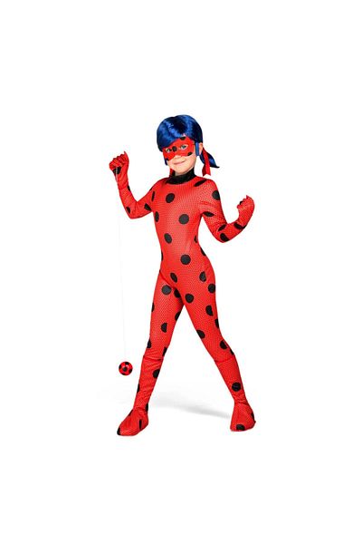 Miraculous Miraculous Ladybug Deluxe Costume Set With Accessories For Girls, Ladybug 9-11 Years 148 Cm