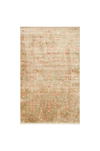 Hoomrugs Hoom Rugs Nepal ZR 08 Yün Viskon Tensel Green Autumn Otantik Modern ...