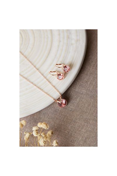 Swarovski Bella Roségoldfarbene Ohrringe 5662114