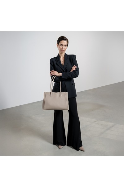 Isabel Bernard Honoré Handtasche taupe