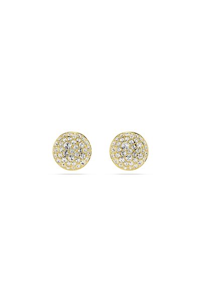 Swarovski Miteora Goldfarbene Ohrknöpfe 5683444