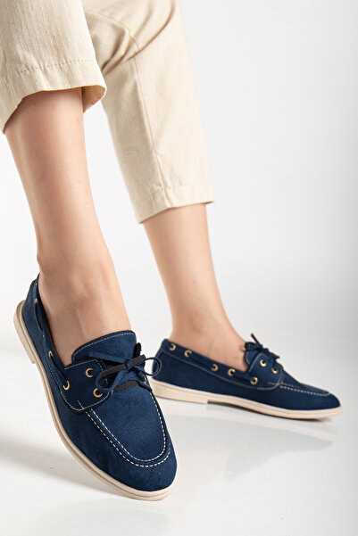 Genetti Kadın Klasik Timberlnd Muadil Model Loafer Ayakkabı Gen2283