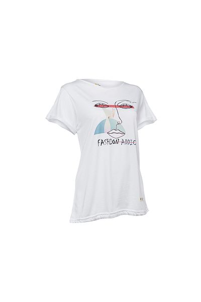 Biggdesign Faces Fashionaddict Women's T-shirt