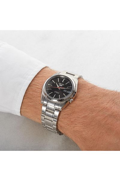 Seiko 5 Sports Herren Automatikuhr Silber Snkl45k1