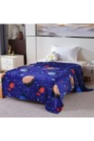 Pucioasa Cocolino blanket 200x230cm with planets