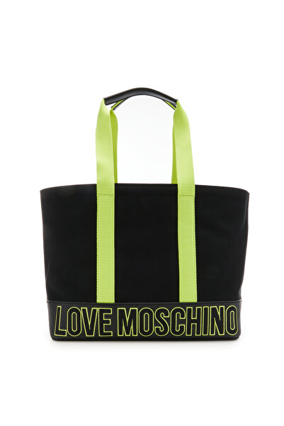 Love Moschino Canvas damen Shopper Schwarz JC4036PP1ILF100A