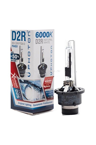 Photon D2r 6000k +%50 Fazla Işık Oem Ampul