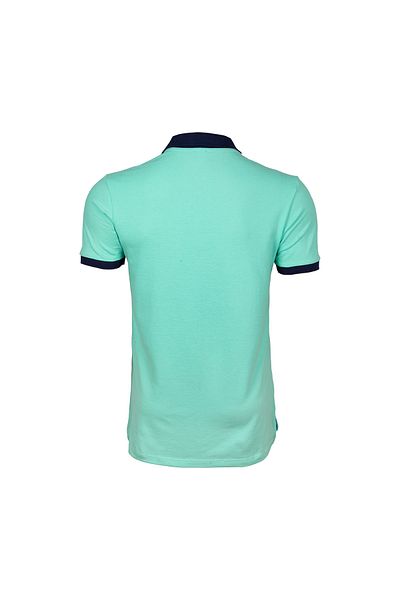 ANEMOSS Sail Mint Men's Polo Neck T-shirt