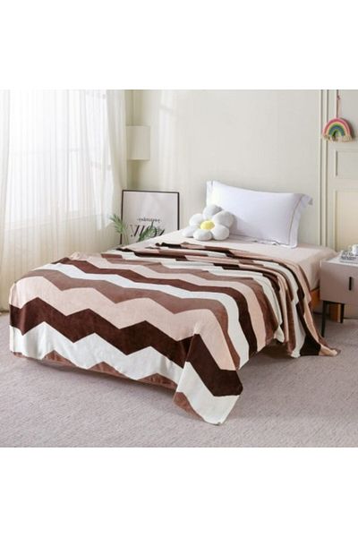 Pucioasa Patura cocolino 200x230cm cu imprimeu zig-zag