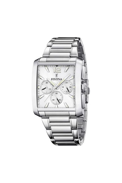 FESTİNA Festina Timeless Chrono Herren Uhr Silber F20635/1