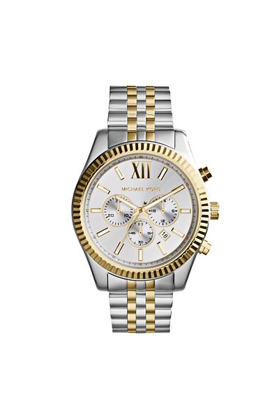 Michael Kors Lexington Herren Uhr Silber Mk8344