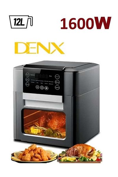 Denx فرن القلي الهوائي 12 لتر 1600 واط