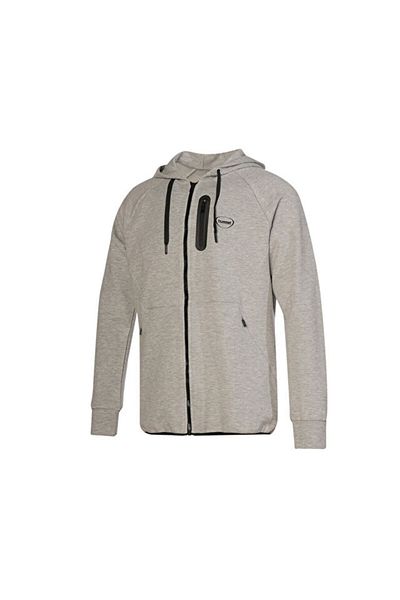 hummel Nova Zip Hoodie Men's Casual Jacket 980343-2006 Gray