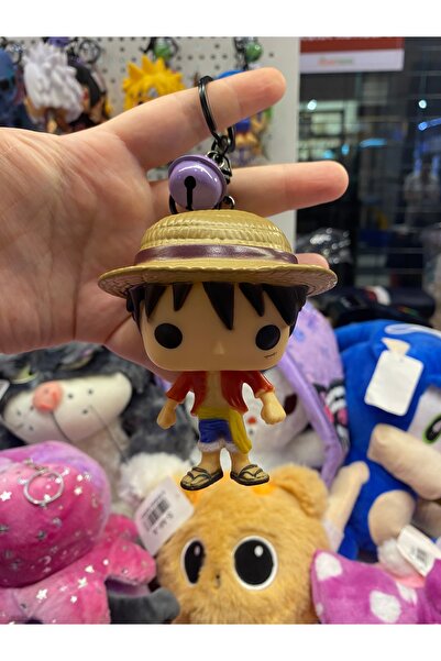 İnci One Piece Koca Kafa Anahtarlık Figür Zoro Luffy Tony Tony Chopper Trafalgar
