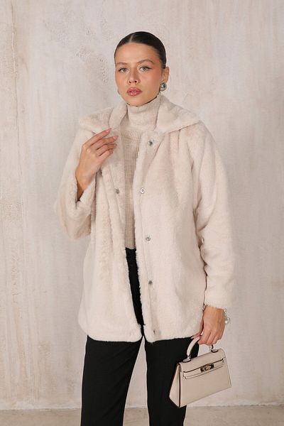 Melike Tatar Faux Fur Coat 32-2226