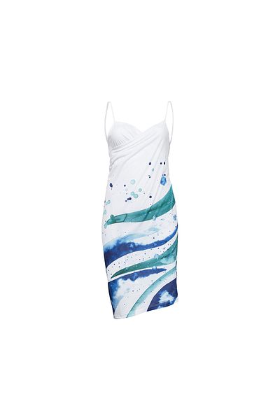 ANEMOSS Waves Beach Dress
