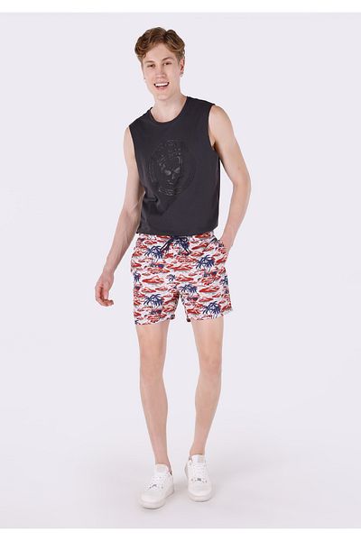 Colin's Pantaloni scurți de baie multicolori pentru bărbați, cu imprimeu Regular Fit