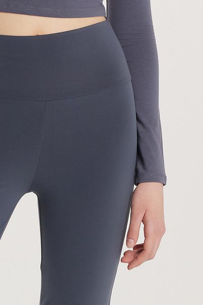 Tudors Women's Slim Fit Slim Fit Wide Leg Anthracite Trousers
