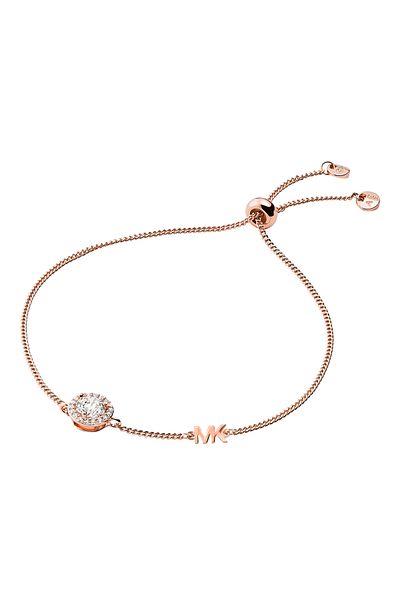 Michael Kors Premium 925 Sterling Silber Roségoldfarbene Armband Mkc1206an791 (LÄNGE: 22.00 CM)