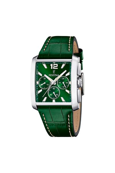 FESTİNA Festina Timeless Chrono Herren Uhr Grün F20636/3