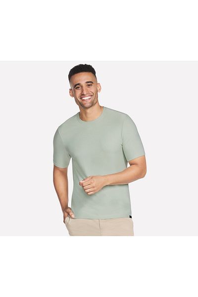 SKECHERS Tricou bărbătesc GODRI ALL DAY TEE verde