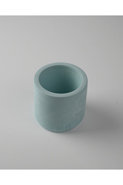 Kaju Creative Dekoratif Beton Saksı - Mini Sukulent - Kaktüs ve Sukulent Bitkileri için 7x7cm Beton Renkli Saksı