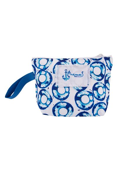 ANEMOSS Gel-git Blue Makeup Bag
