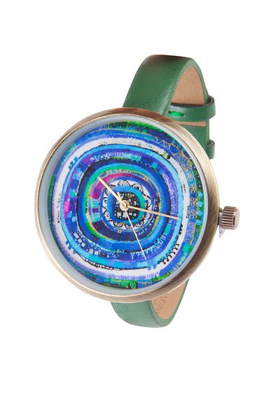 Biggdesign Evil Eye Leather Wristwatch by Canan Barber