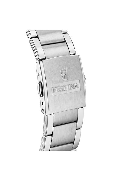 FESTİNA Festina Timeless Chrono Herren Uhr Silber F20343/8